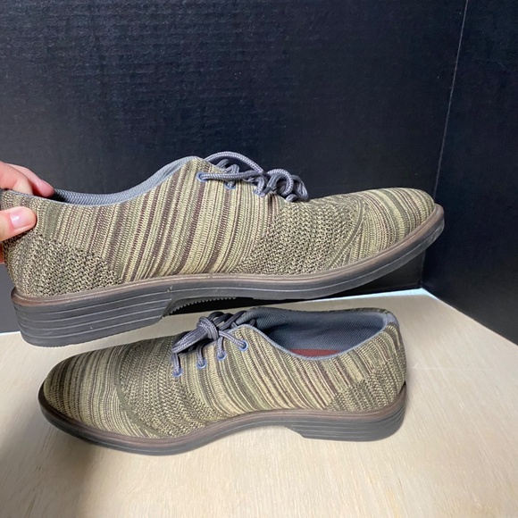 Mark Nason Size 12 Dress Knit Memory Foam Lace Up Oxford Shoes Green Oxford - Picture 4 of 8